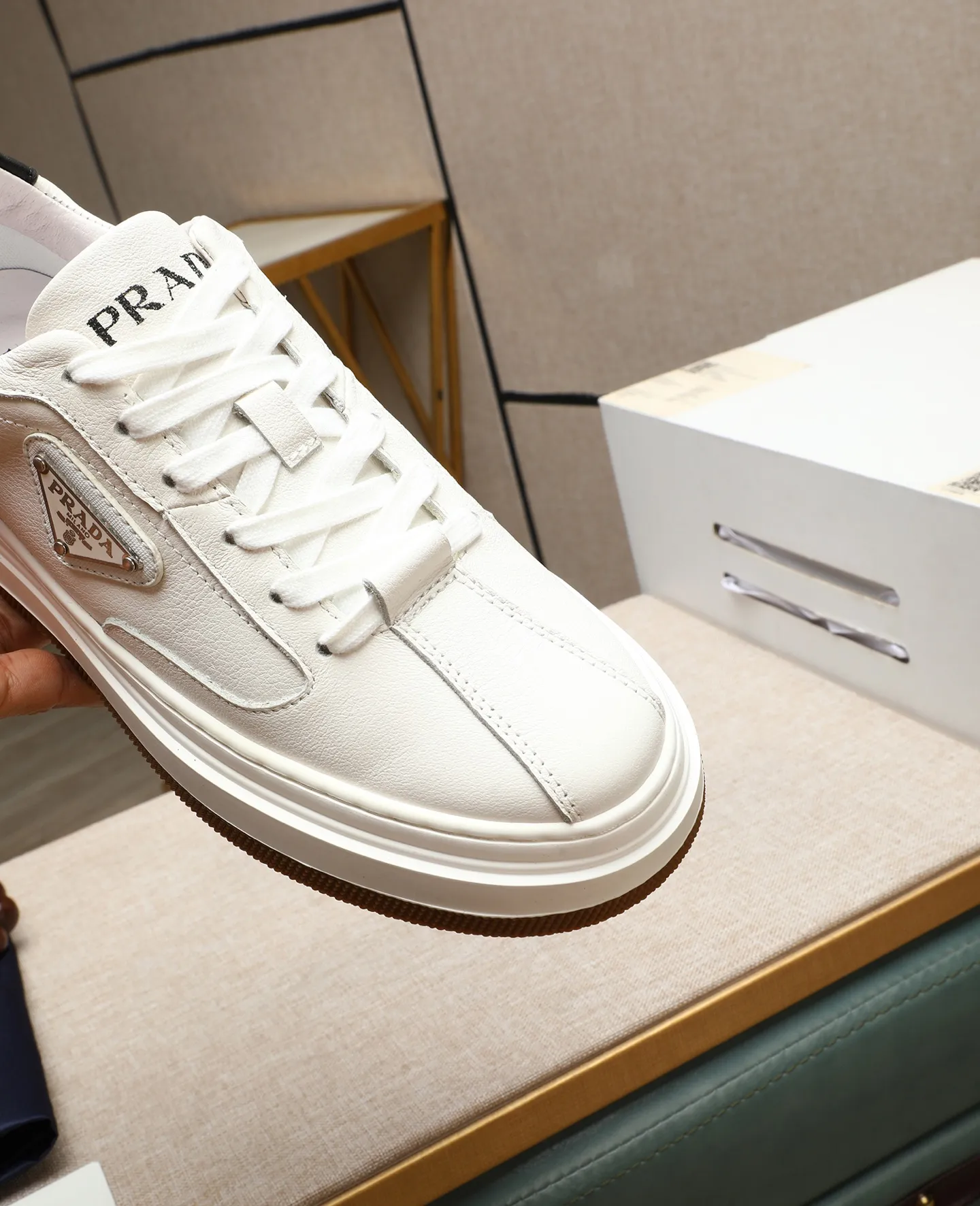 Men's shoes 💰440 🌹🌹[PRADA—Prada] 2025 latest model 🙈original replica! 👟👟👟Available here. The workmanship is top-notch. The upper is made from Italy. 🇮🇹Imported first-layer cowhide. ❗️Breathable genuine leather lining @Suitable for travel. The original version has an enlarged engraved sole, making it suitable for all kinds of travels, showing low-key luxury. Let quality speak for itself. Color: Size: 38-45